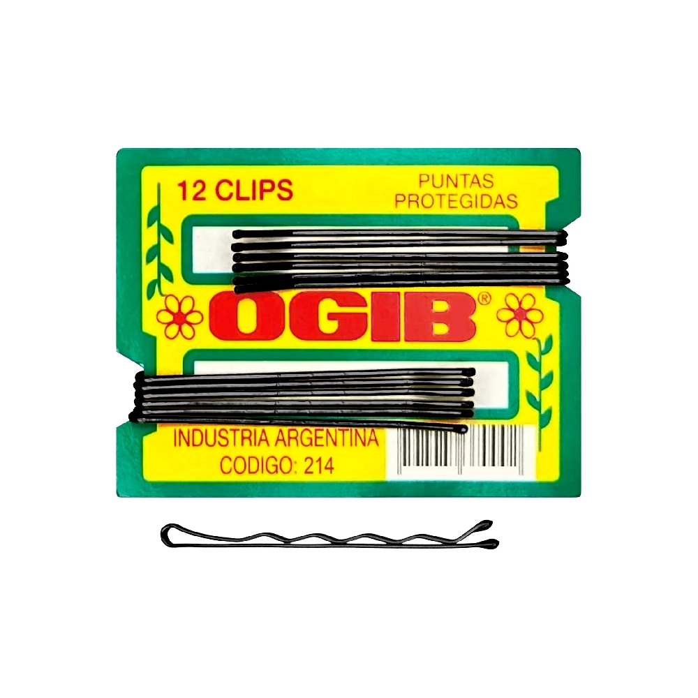 CLIPS CORTO NEGRO OGIB GRUESA | Vista 3